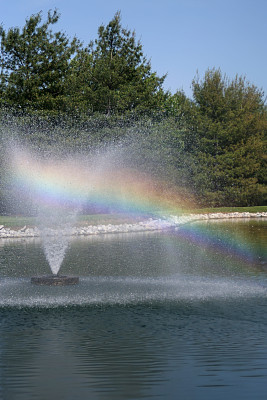 園林藝術(shù)的靈動雙璧——噴泉與假山