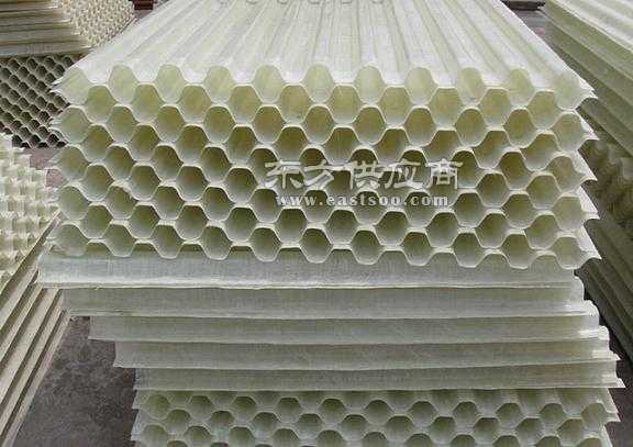 玻璃鋼材質(zhì)蜂窩斜管填料生產(chǎn)基地圖片
