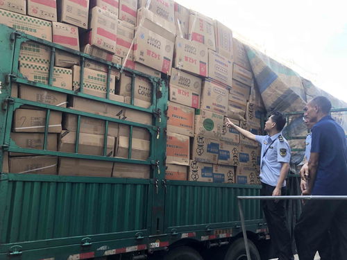 凌晨一貨車運輸1008件不可降解塑料制品入島,在?？诒唤孬@